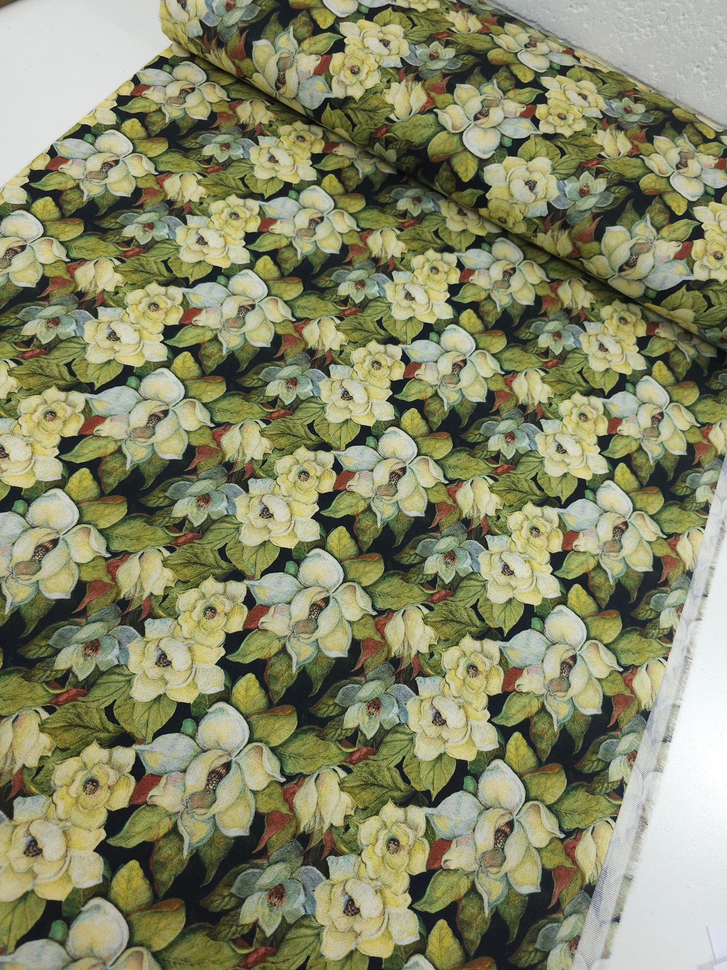 Vintage Floral Watercolour 100% Cotton