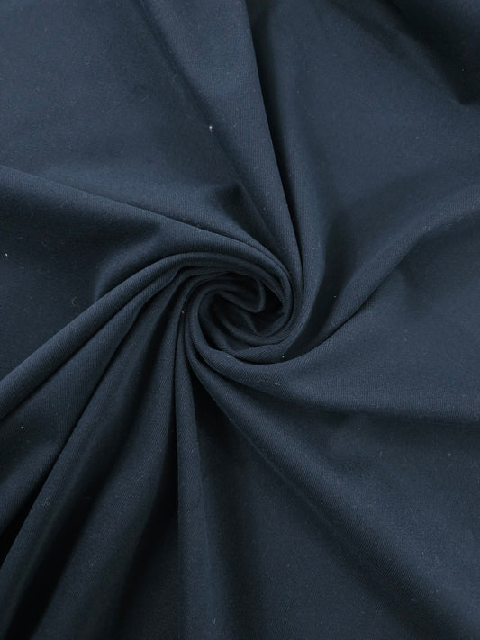 Hale Navy Brushed Cotton Twill