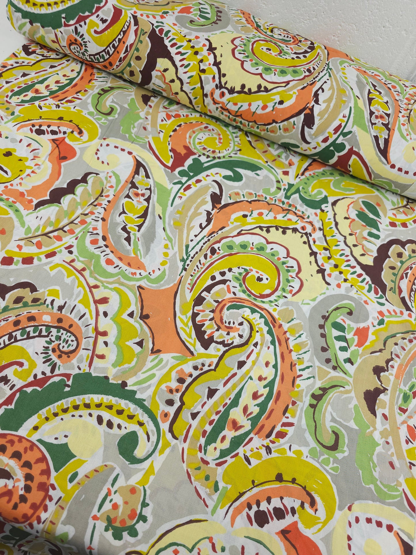 Mango Penny Paisley 100% Cotton 114” - Helena Springfield *EXTRA WIDE*