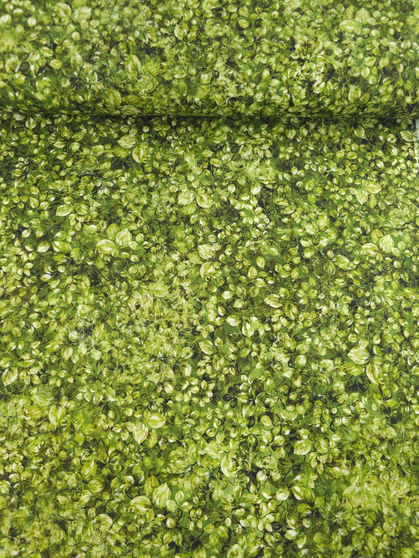 Olive Floral Fantasy 100% Cotton