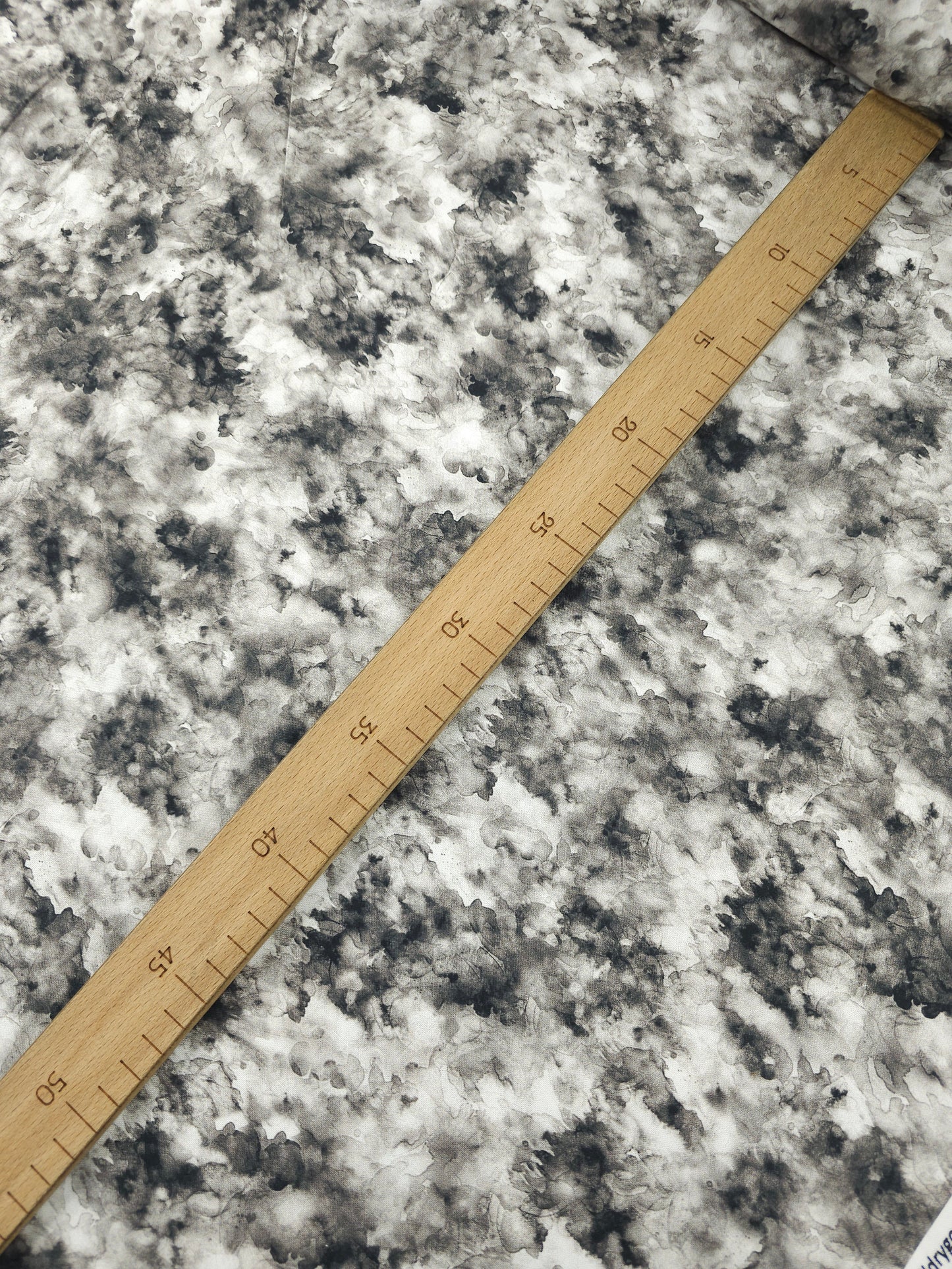 Grey Iris Watercolour Smoke 100% Cotton 108" *EXTRA WIDE*