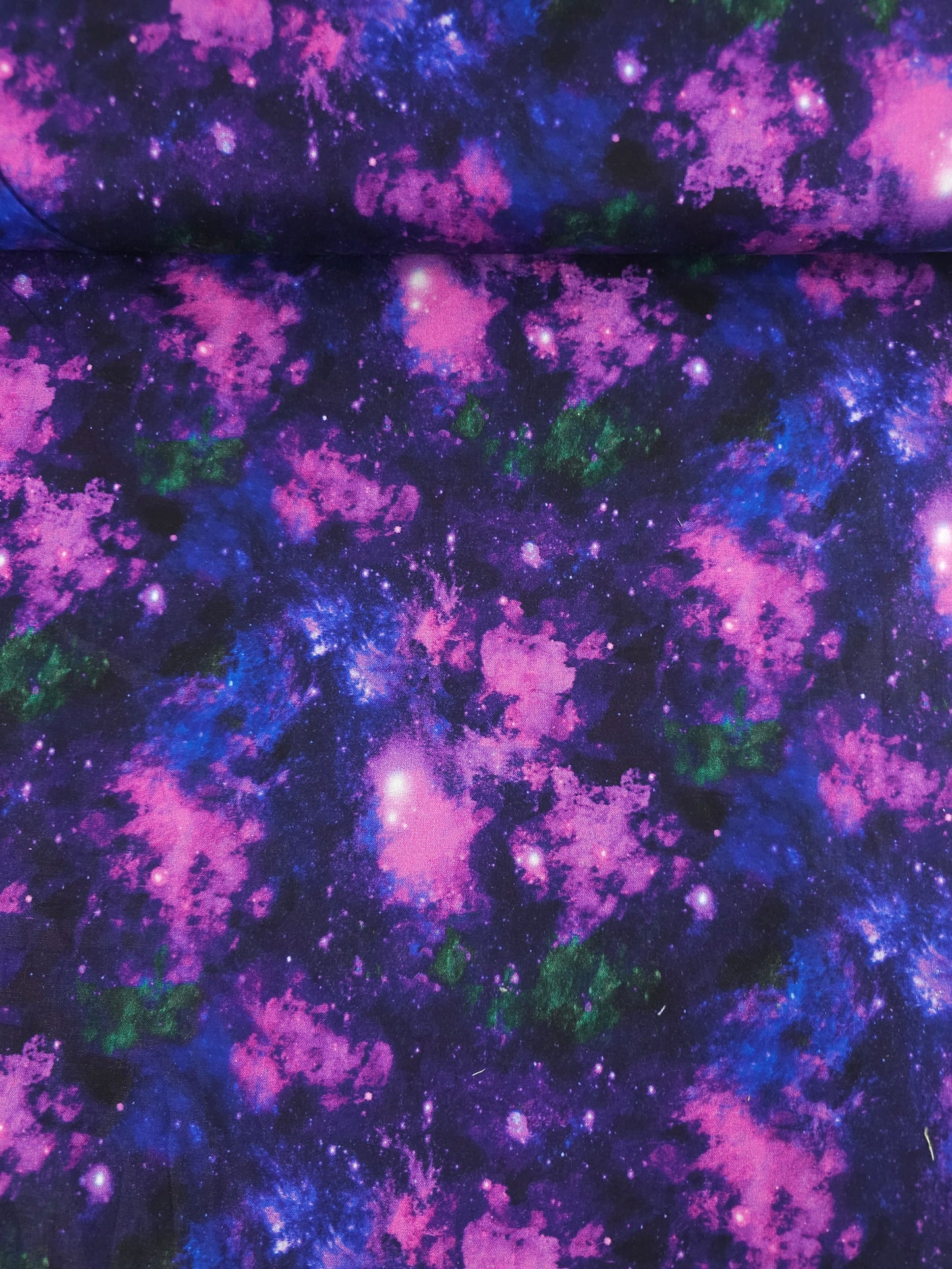 Purple Midnight Galaxy 100% Cotton