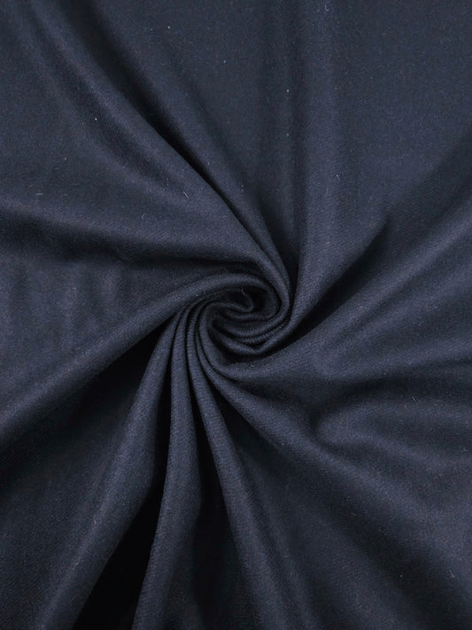 Navy/Black Twill Mediumweight Soft 100% Wool *ABRAHAM MOON*