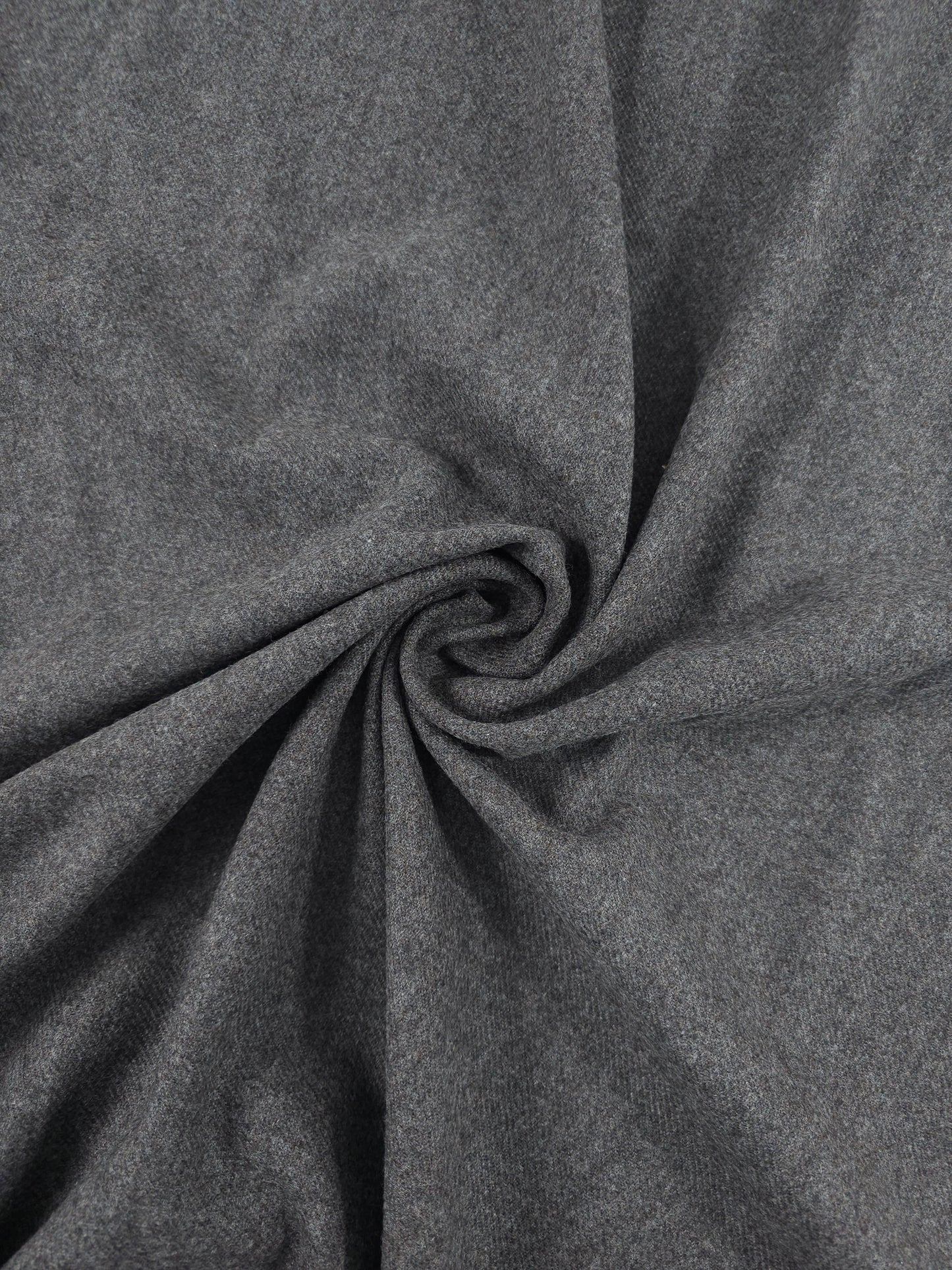 Grey Twill Soft 100% Wool *ABRAHAM MOON*
