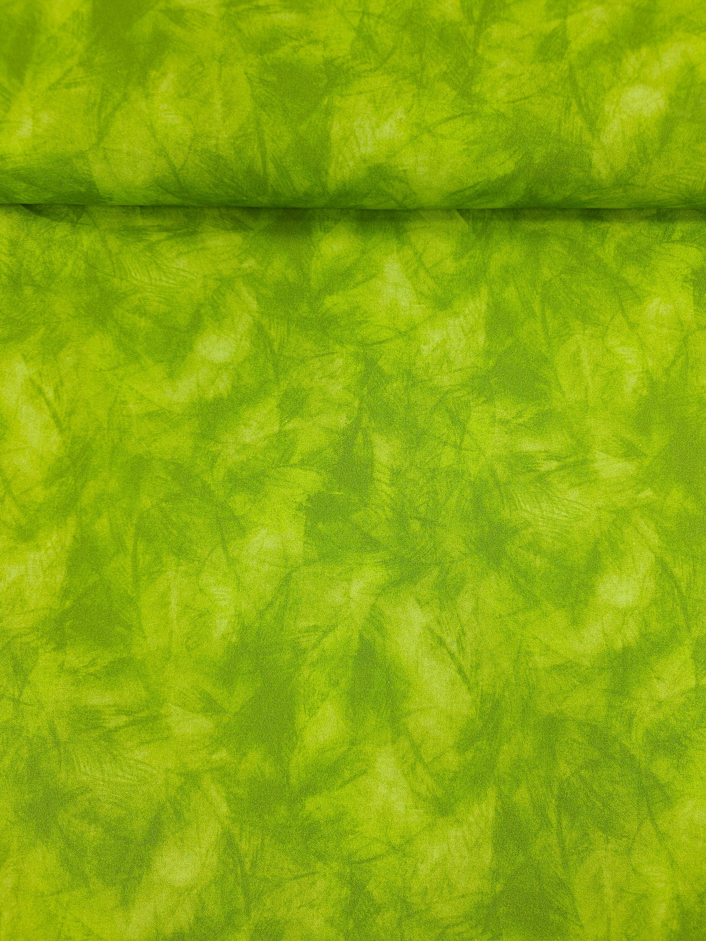 Lime Abstract Brushstroke Wash 100% Cotton 114" *EXTRA WIDE*