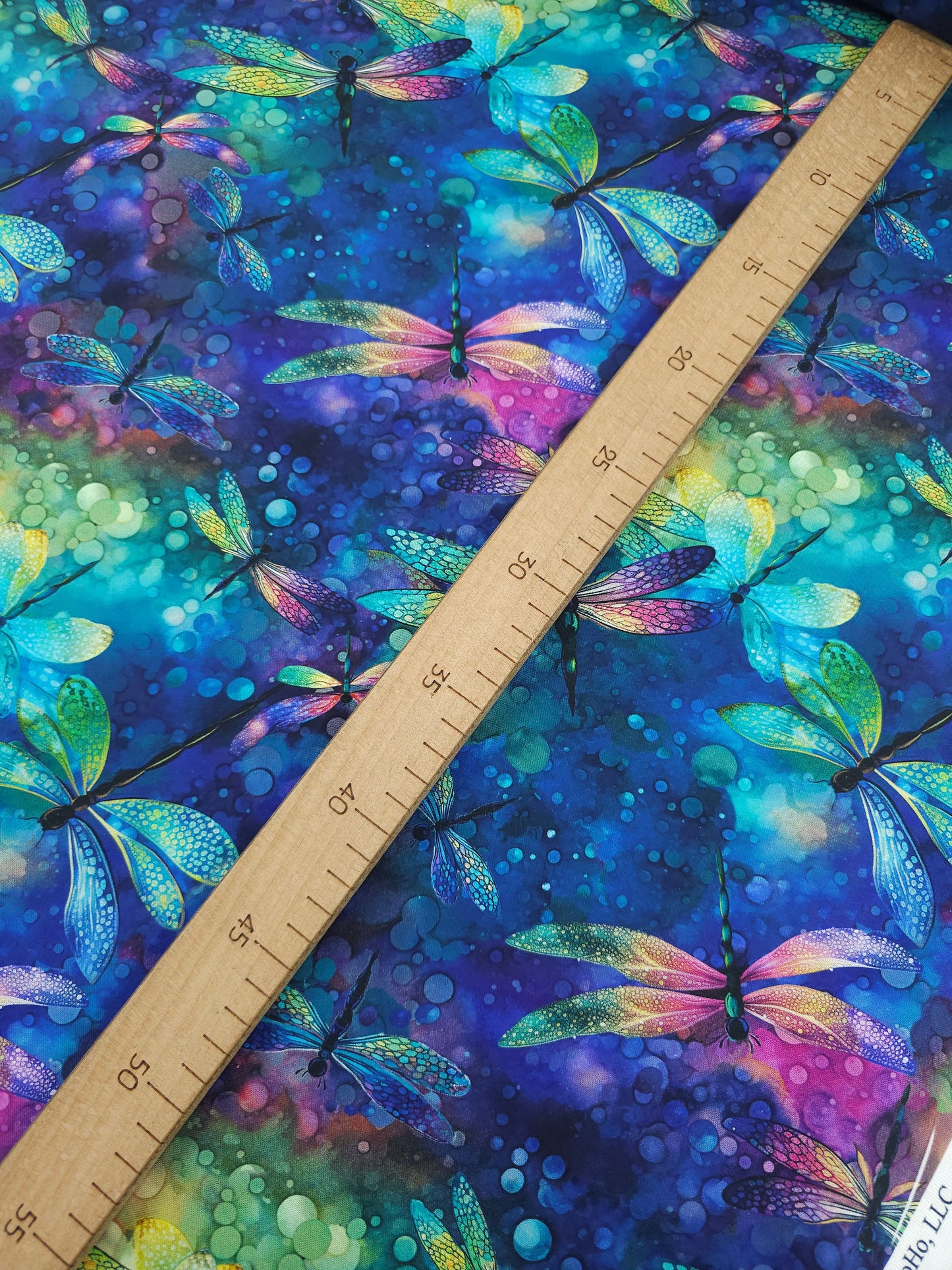 Midnight Fantasy Dragonfly 100% Cotton