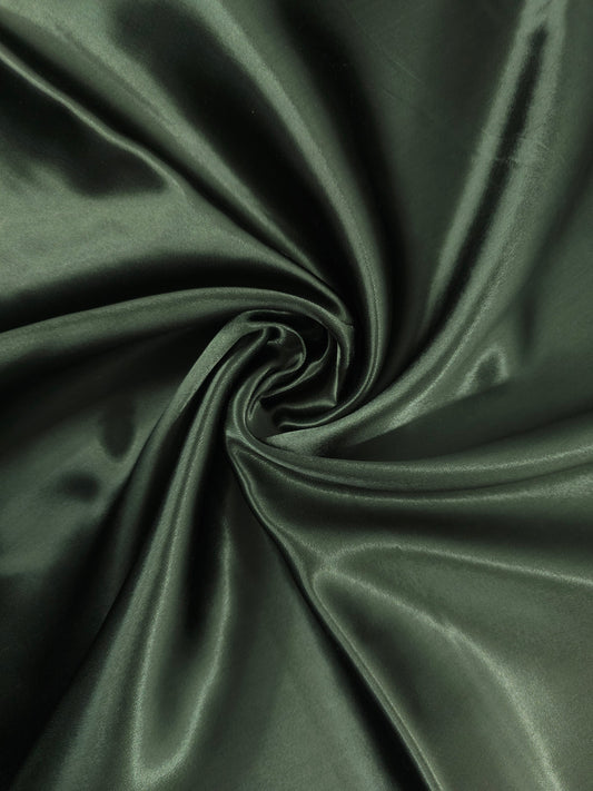 Forest Green Liquid Satin