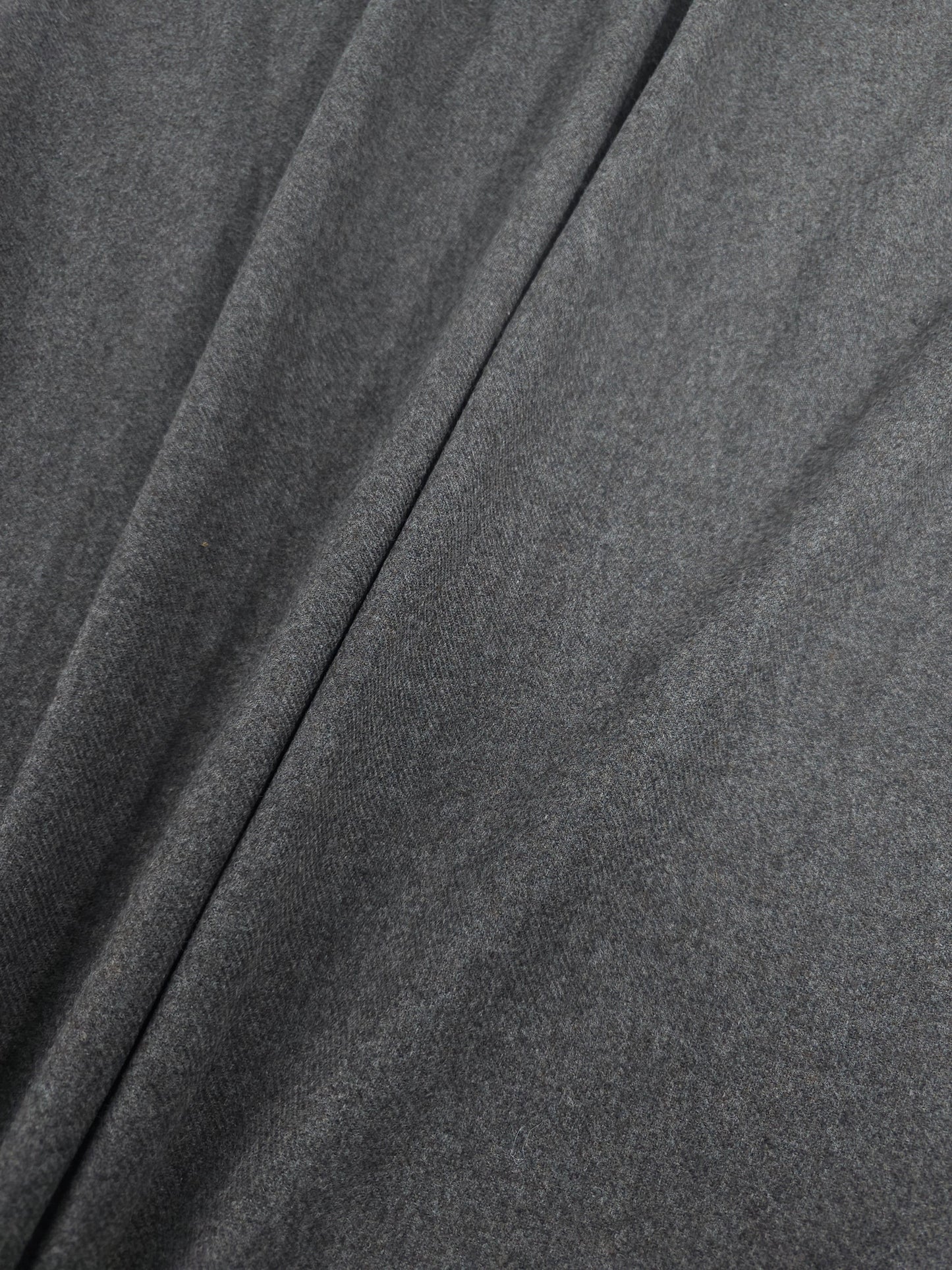 Grey Twill Soft 100% Wool *ABRAHAM MOON*