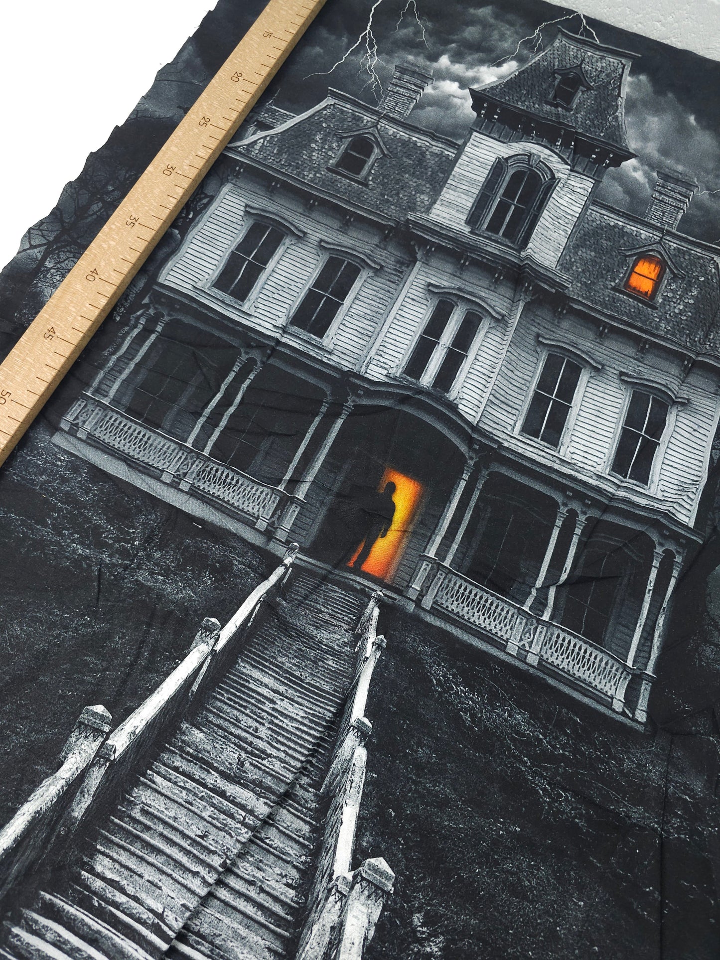 Haunted House 100% Cotton - 60cm Panel