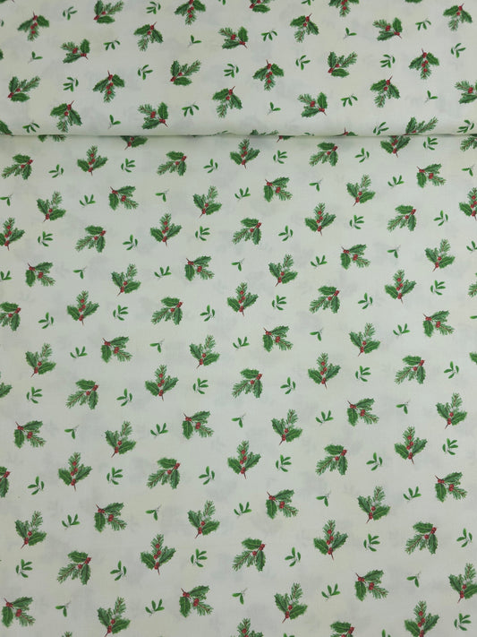 Holly Stem 100% Cotton