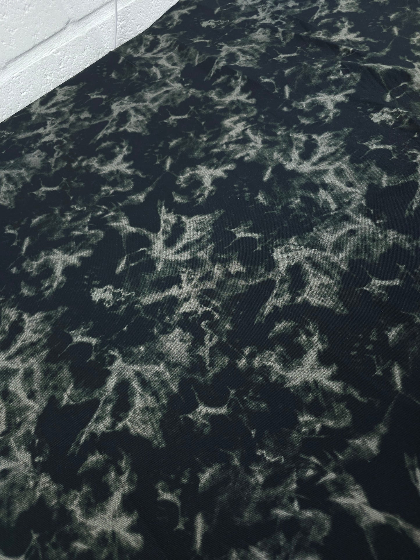 Black/Moss Marble Denim