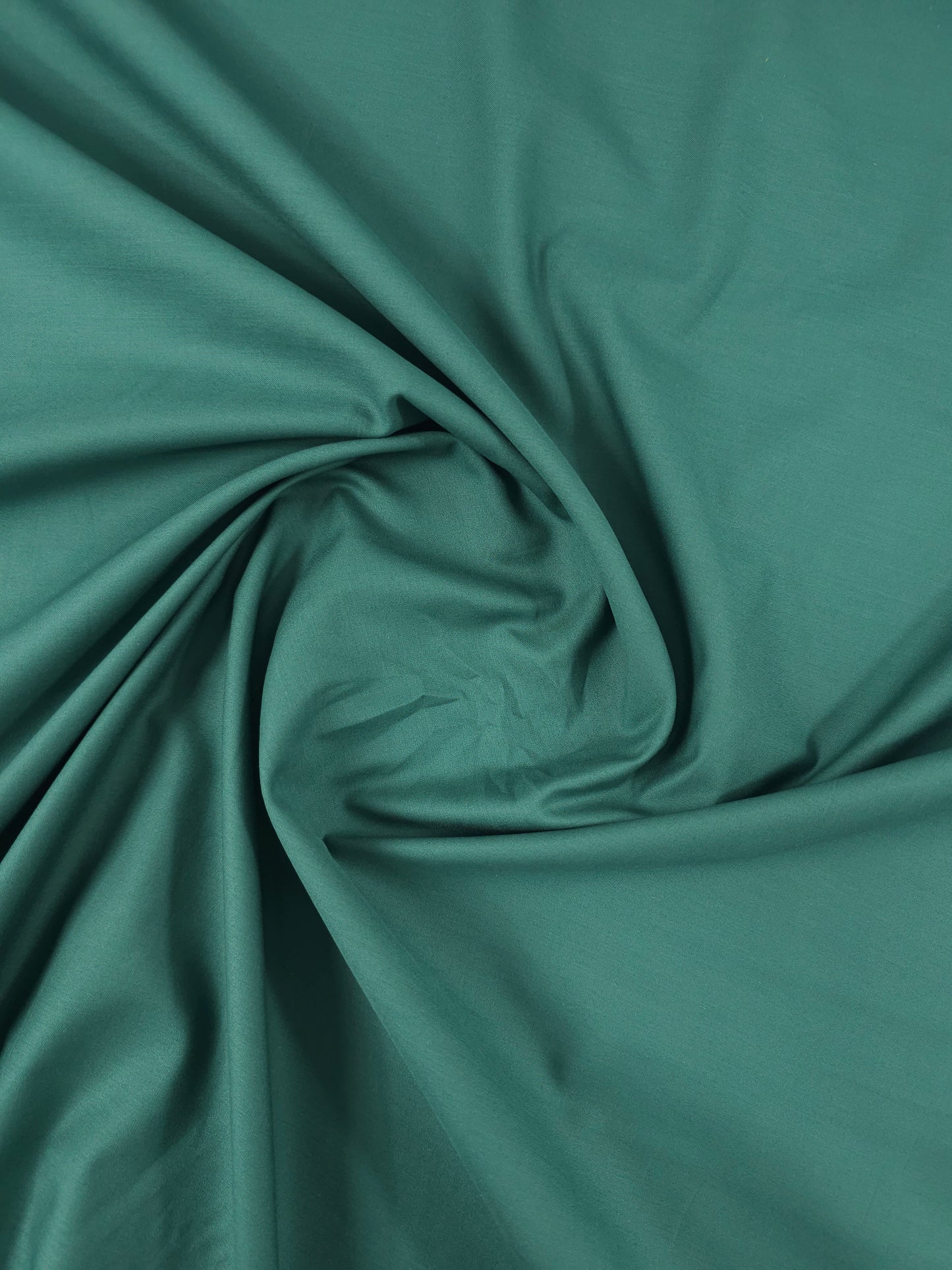 Pine Green Cotton Poplin