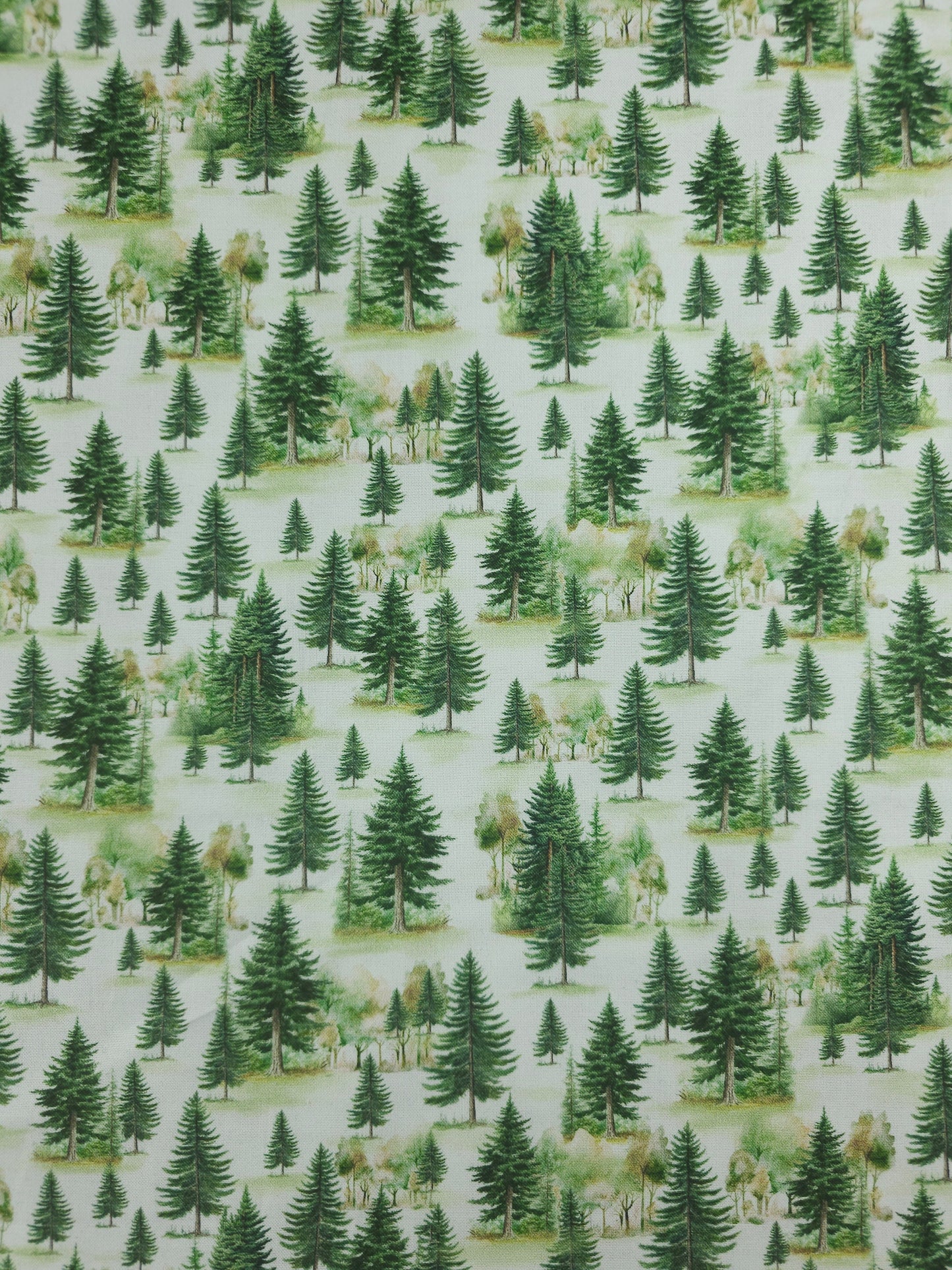 Christmas Tree Forest 100% Cotton