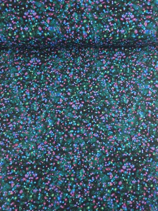 Christmas Tree Lights 100% Cotton