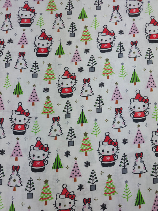 Hello Kitty Christmas 100% Cotton
