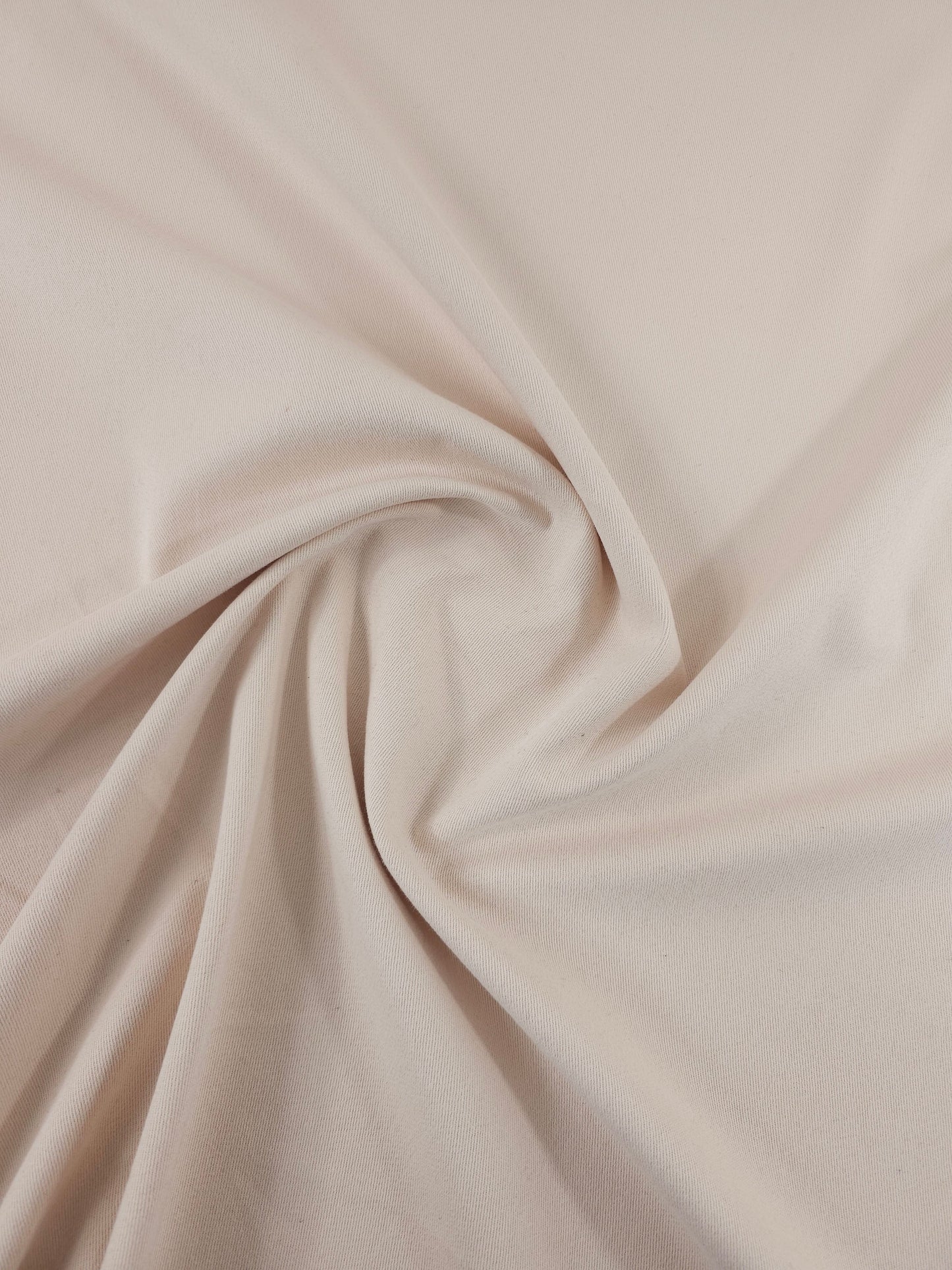Pale Peach Brushed Cotton Twill