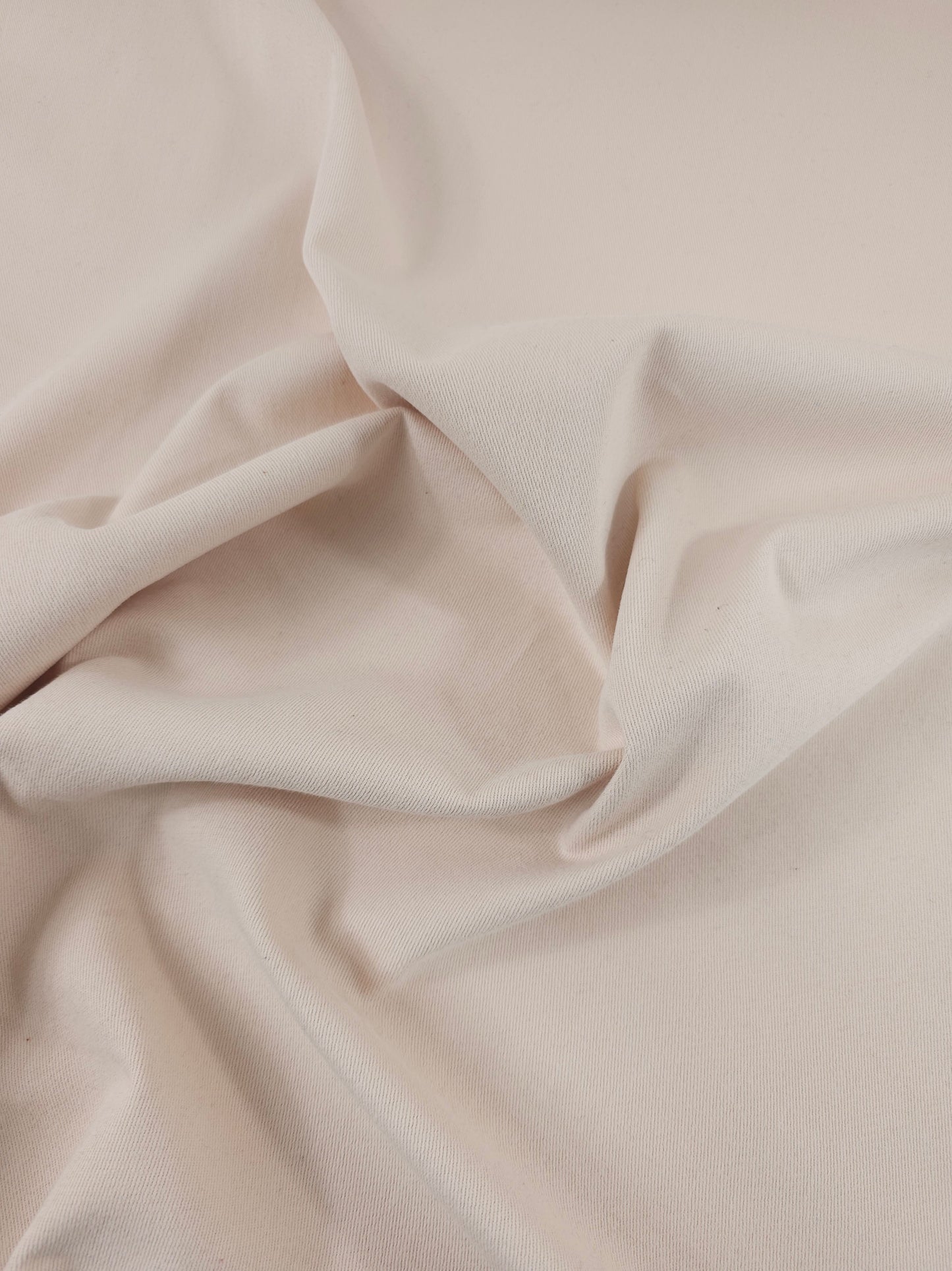 Pale Peach Brushed Cotton Twill