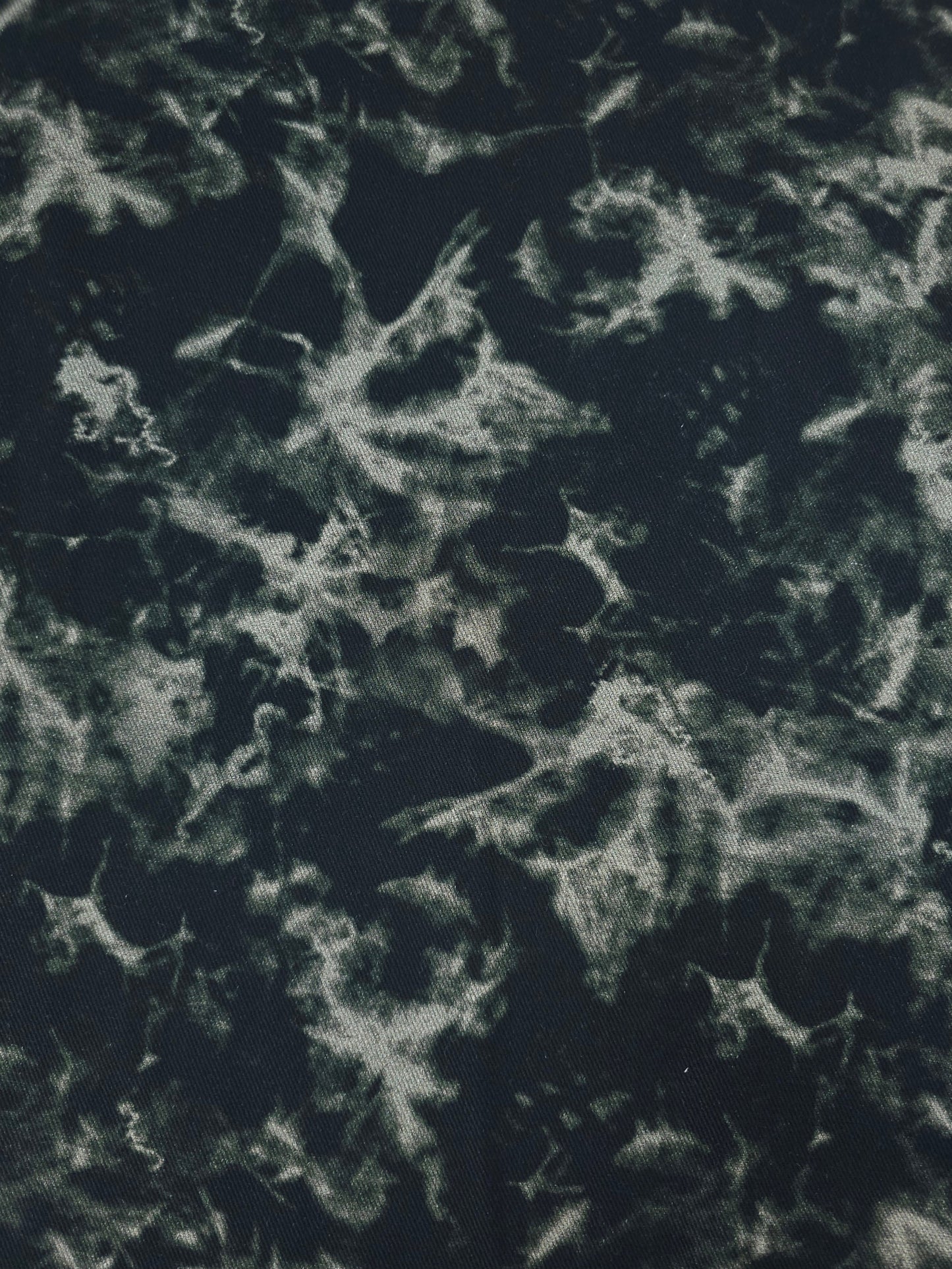 Black/Moss Marble Denim