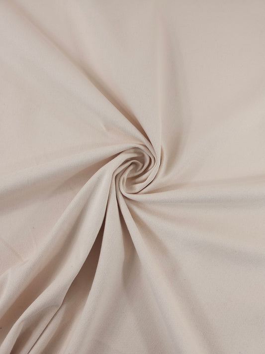 Pale Peach Brushed Cotton Twill