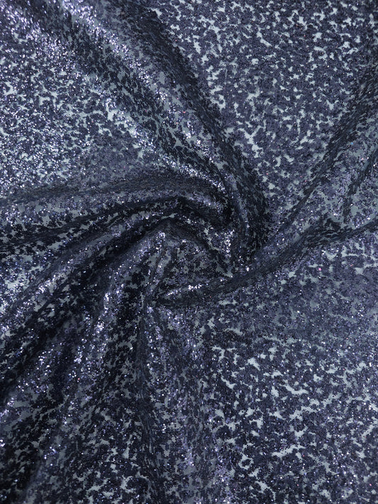 Indigo Navy Glitter Net