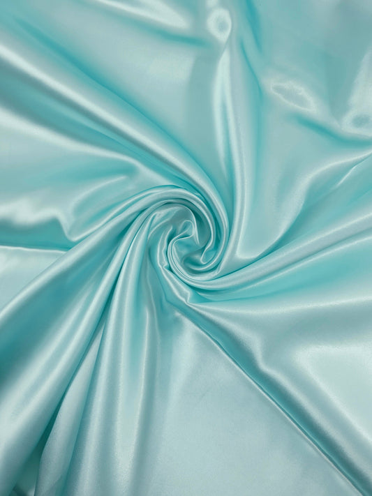 Light Blue Liquid Satin