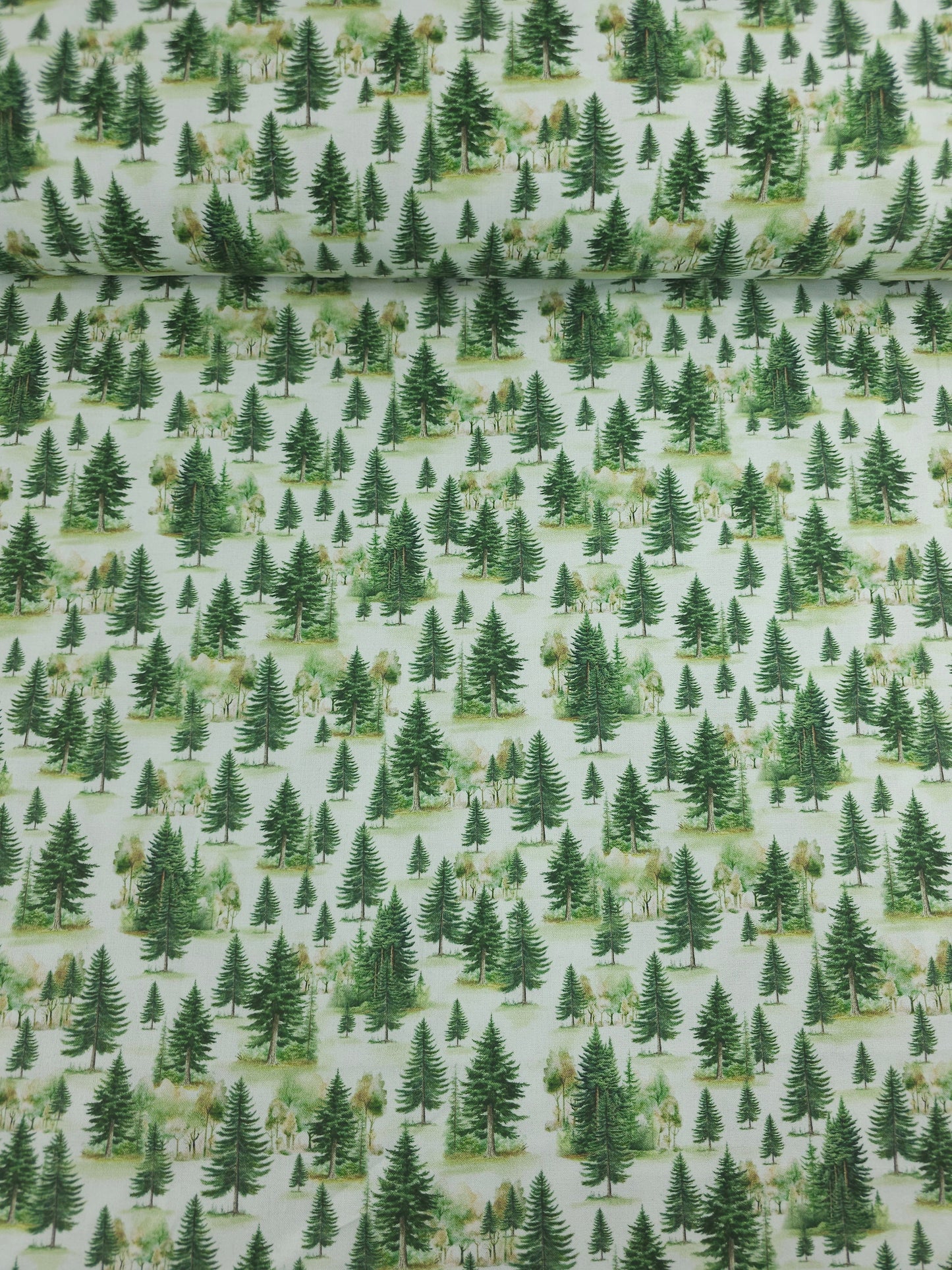Christmas Tree Forest 100% Cotton