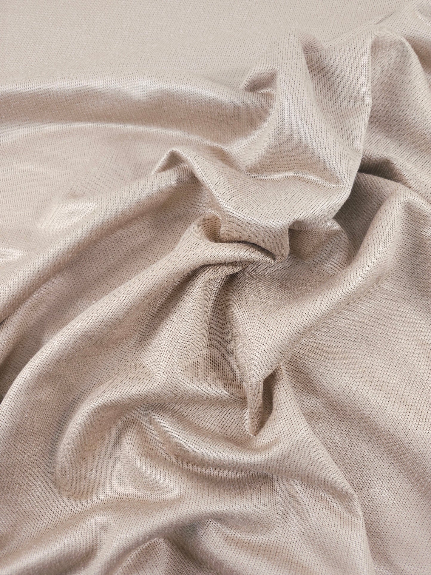 Metallic Champagne Loopback Terry