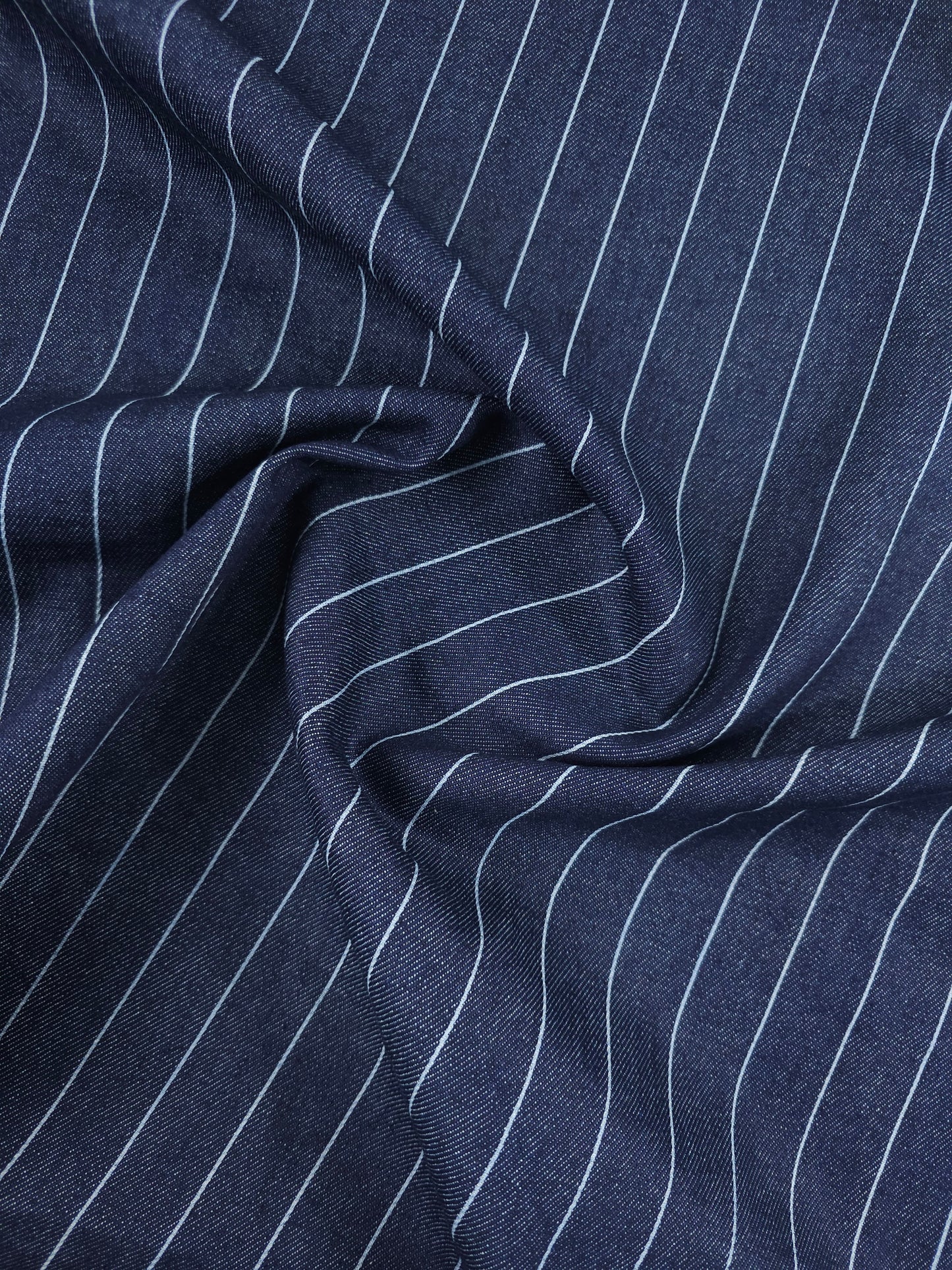 Navy/Light Blue Stripe Denim