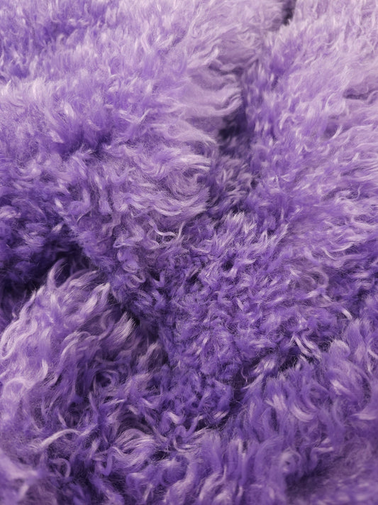 Purple Soft Shaggy Faux Fur