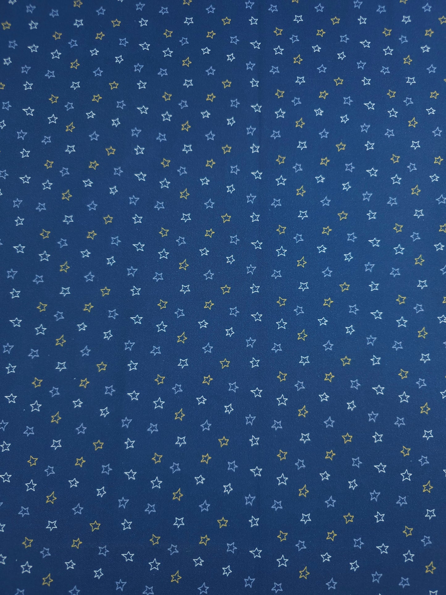 Navy Ditsy Stars 100% Cotton