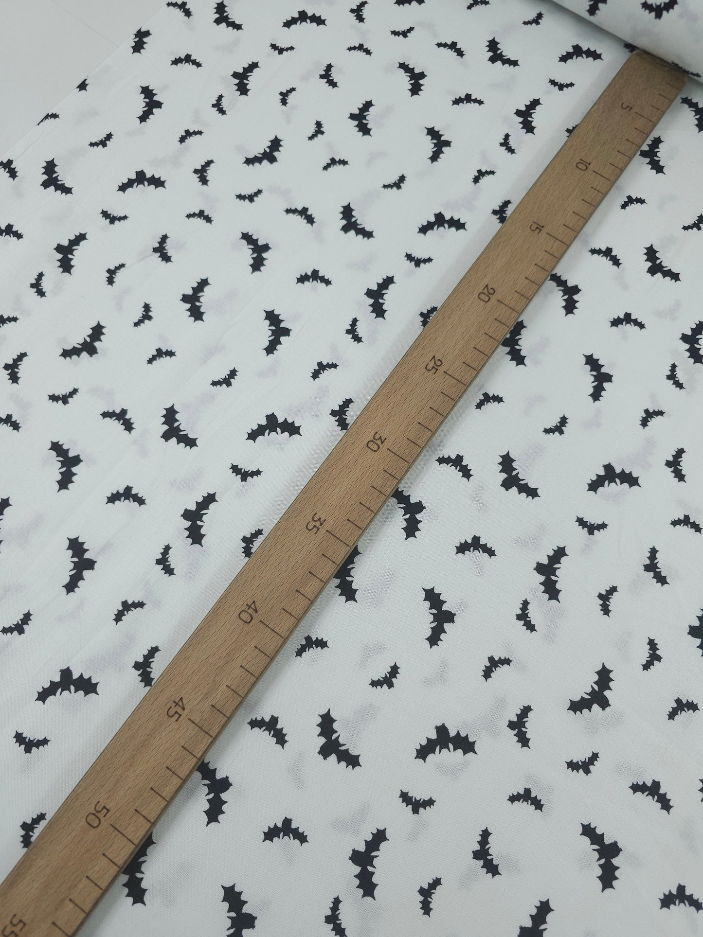 White/Black Bats 100% Cotton