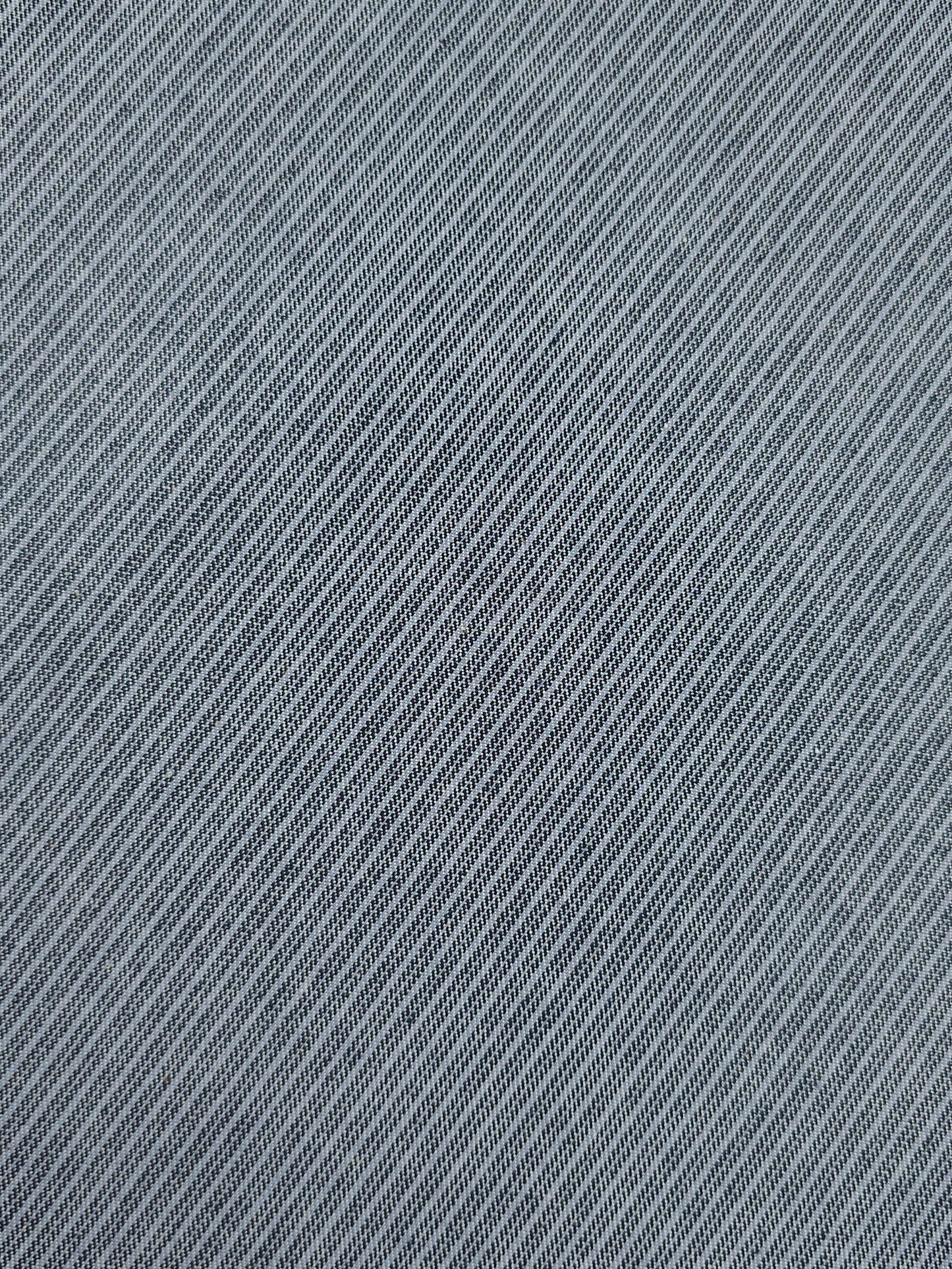 Washed Grey Pinstripe Denim