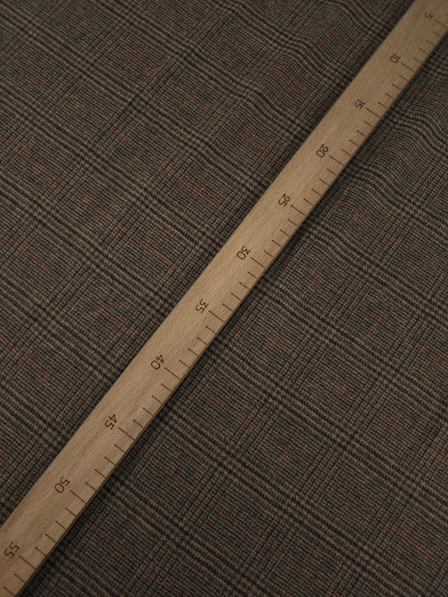 Woody Brown Tartan Soft 100% Wool *ABRAHAM MOON*