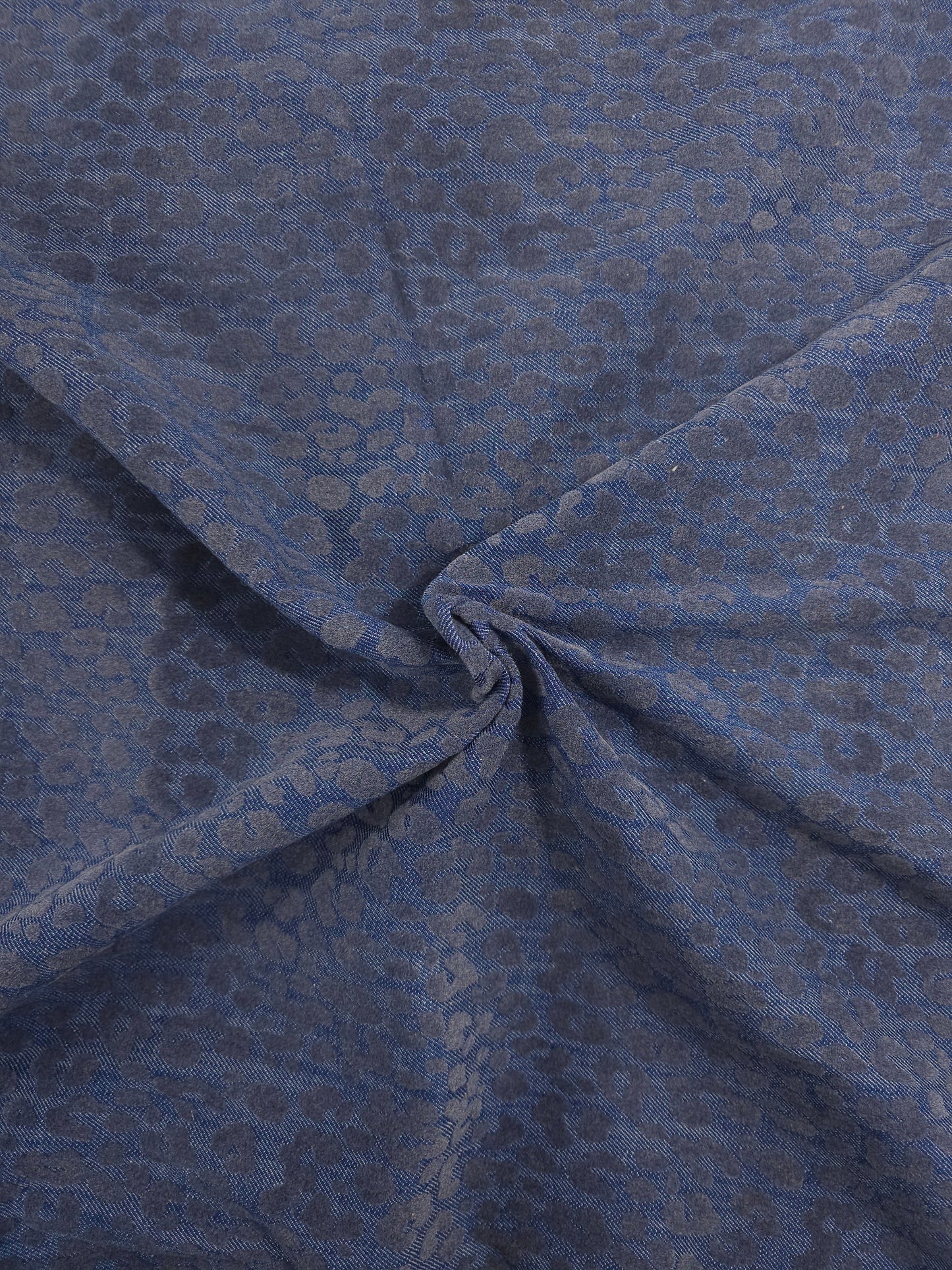 Blue Leopard Dressmaking Denim