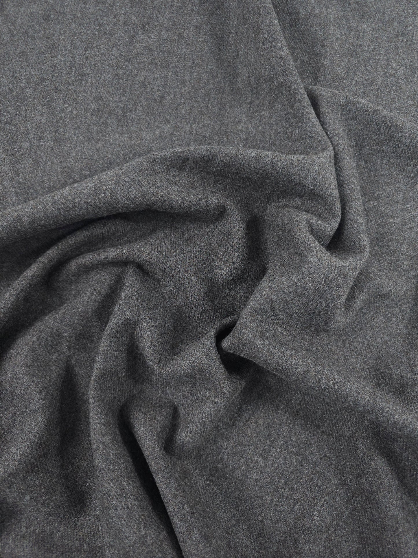 Grey Twill Soft 100% Wool *ABRAHAM MOON*