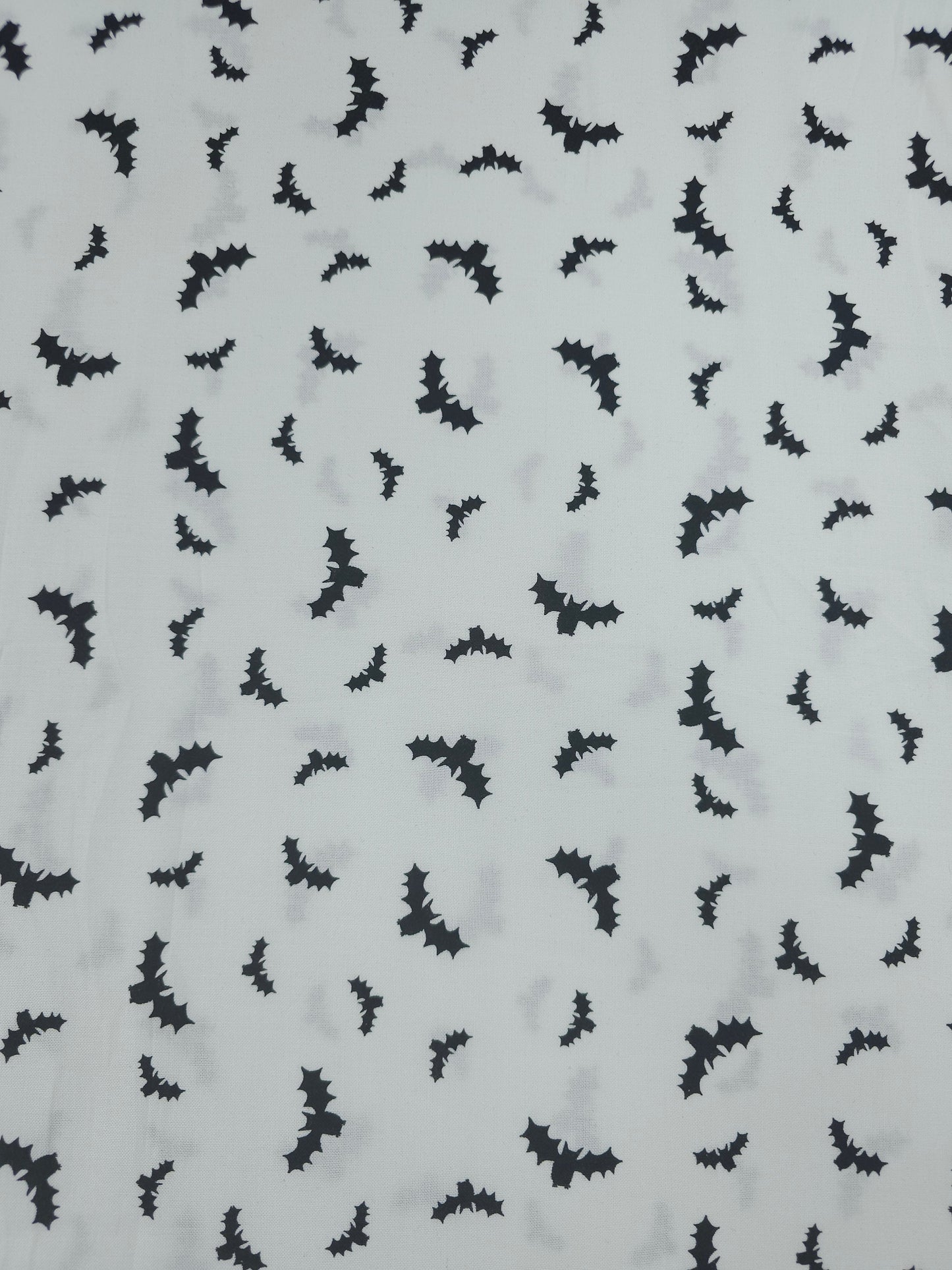 White/Black Bats 100% Cotton