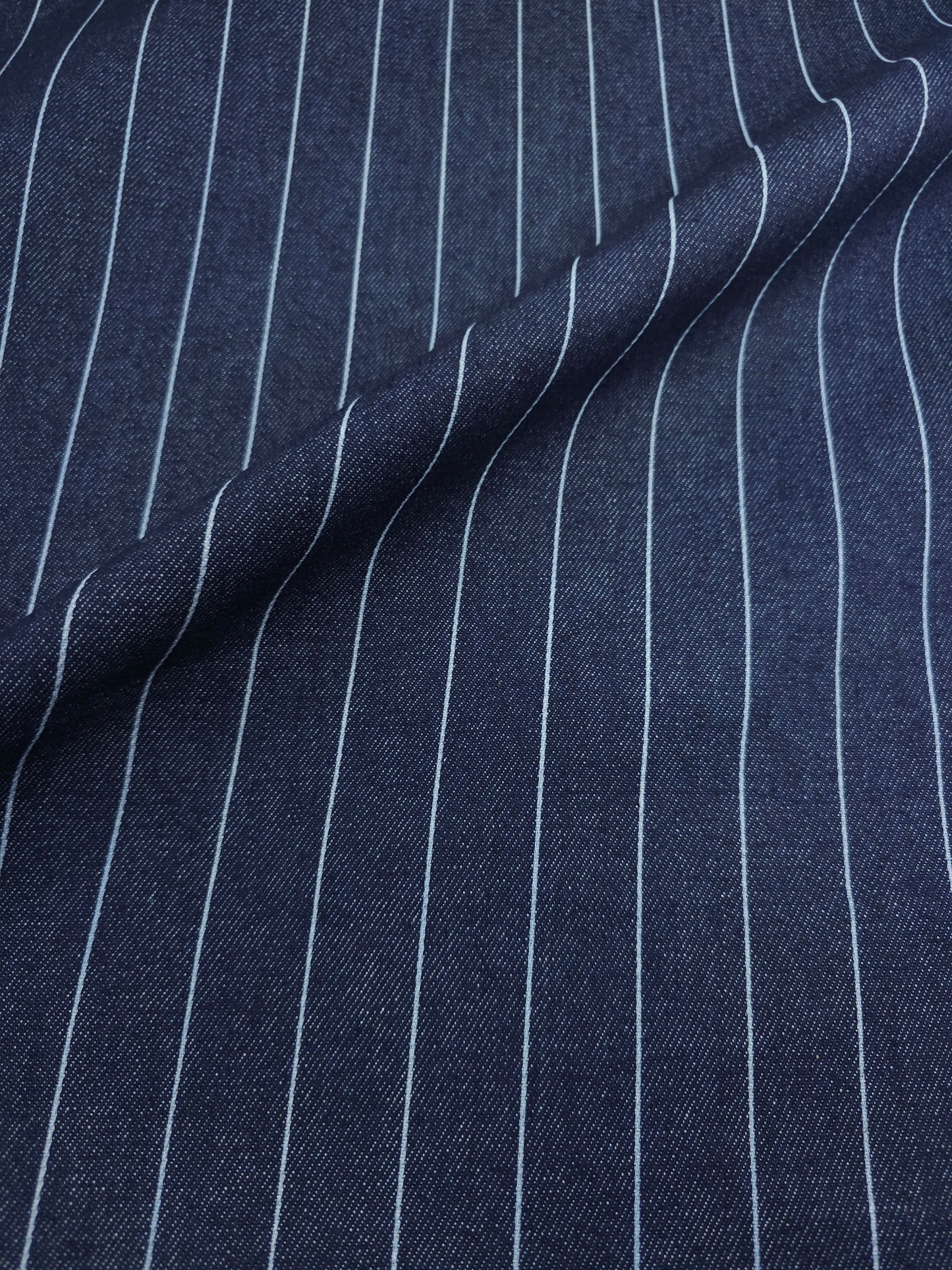 Navy/Light Blue Stripe Denim