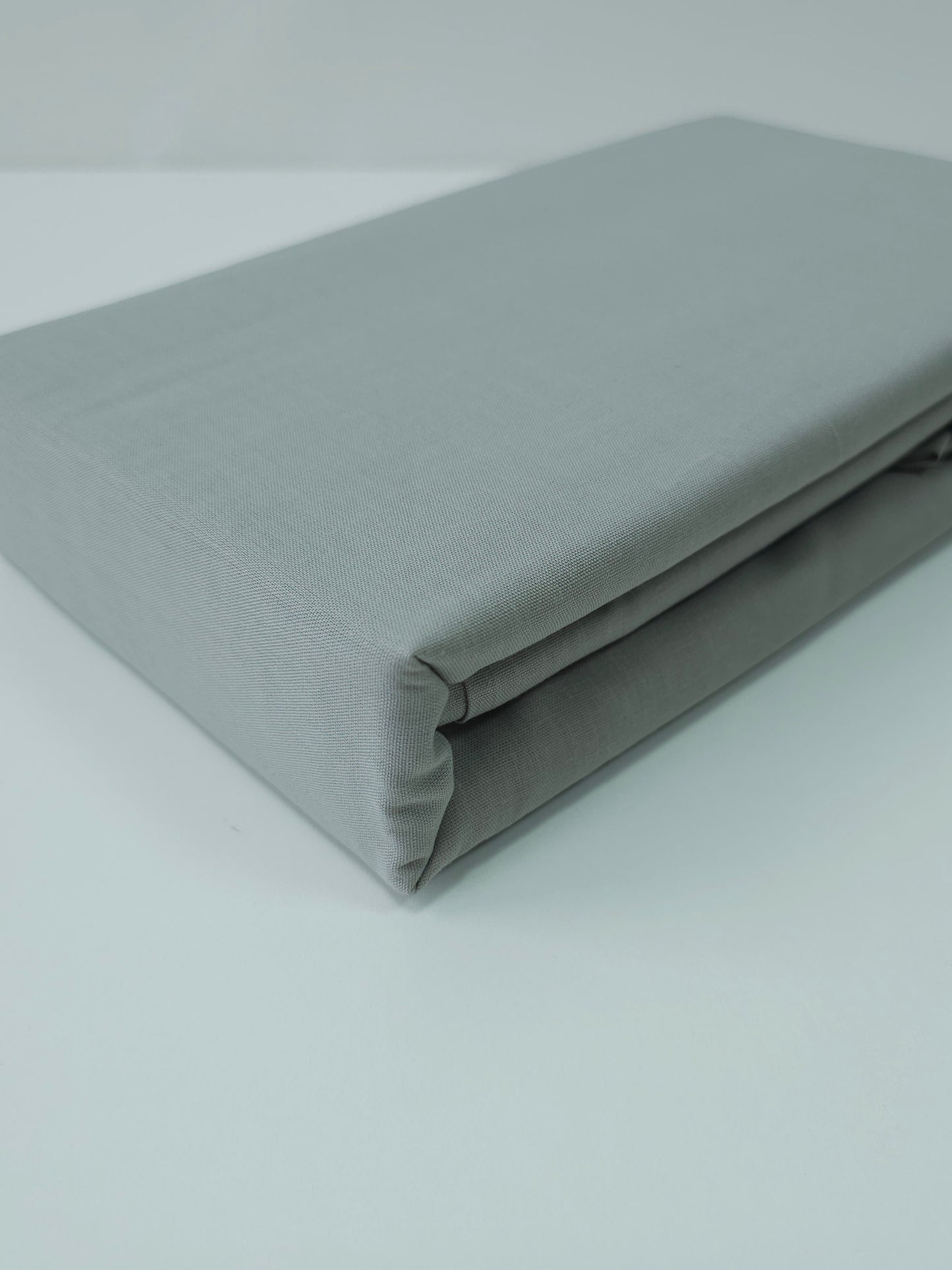 Light Grey Fitted Sheet - 100% Cotton