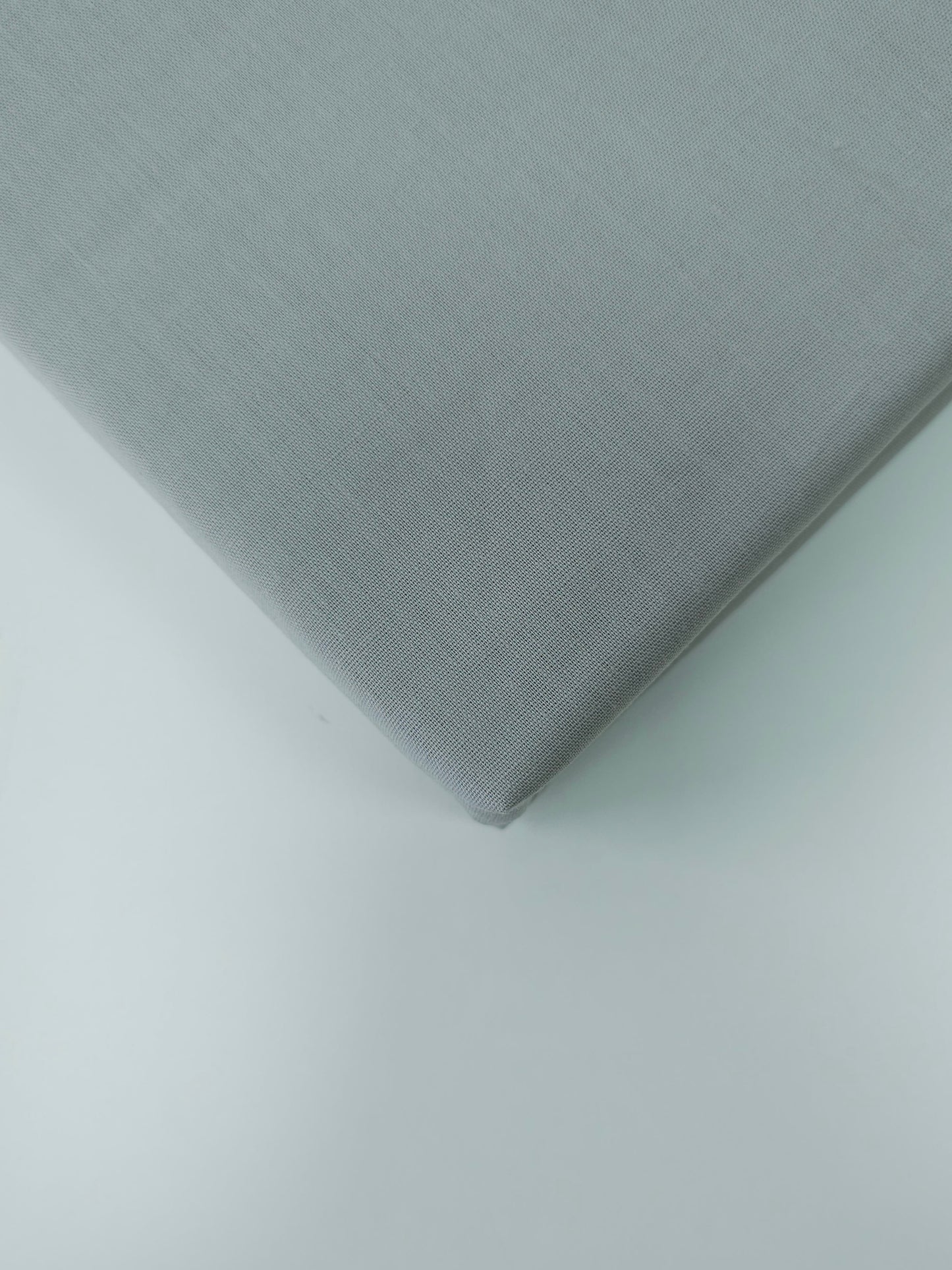 Light Grey Fitted Sheet - 100% Cotton