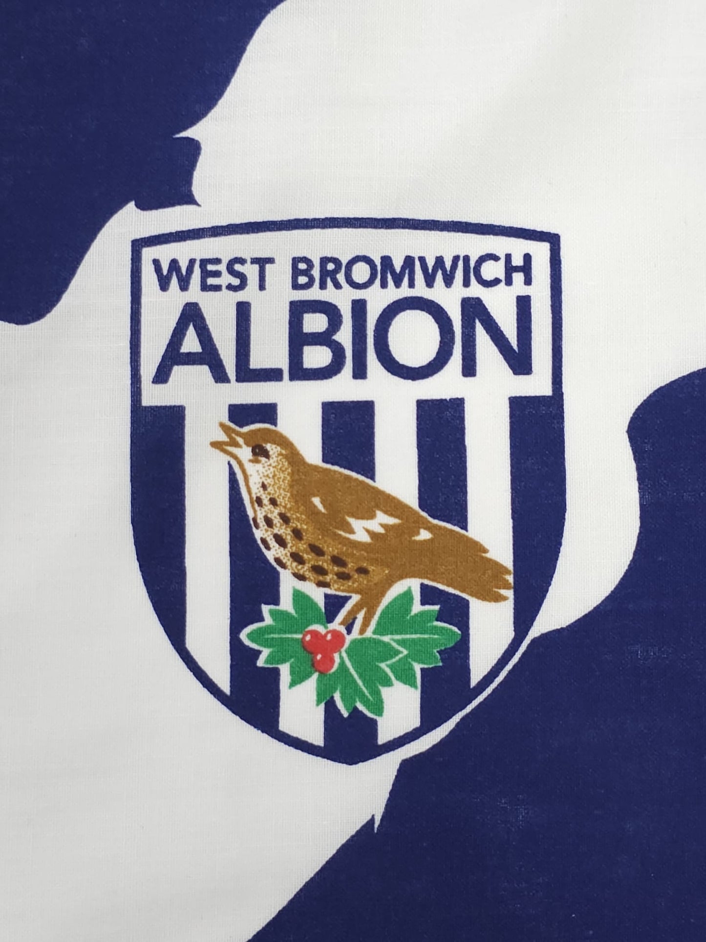 West Bromwich Albion 100% Cotton Football Club Fabric