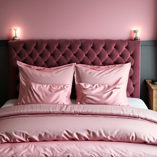 Blush Pink Duvet Set - 100% Cotton